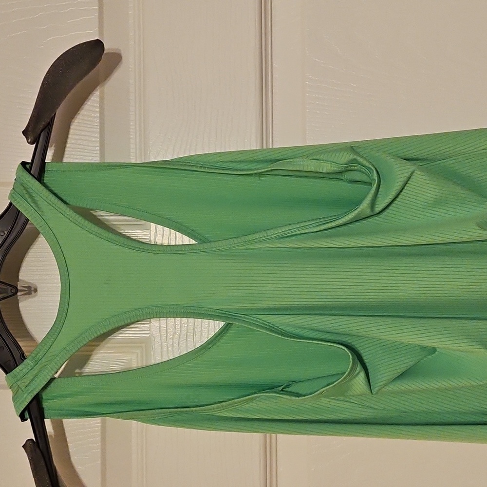 Adidas Climalite Women's Mint Racerback Tank Top - Picture 9 of 10